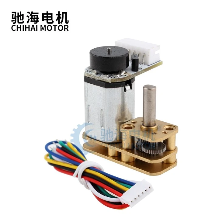 Precision Structure Flip Speed Reduction With Steel Gearbox Geared Encoder Motor For Robot